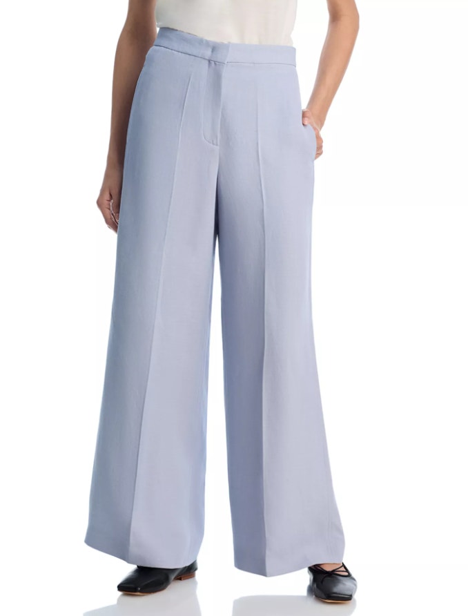 Nwt Fabiana Filippi Wide Leg Pants Blue Size Large